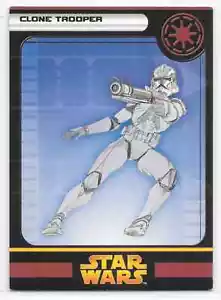 Star Wars Miniatures 2005 clon Trooper D tarjeta de estadística solo Swm Mini - Imagen 1 de 2