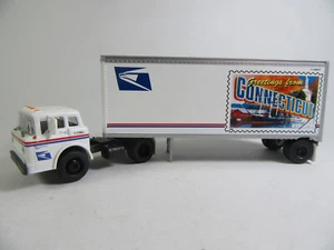 Athearn 1:87 Ford C Con Remolque De 28 Pies U.S. Mail Connecticut - Imagen 1 de 7