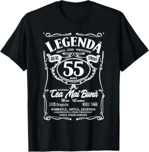 Rumänien Tshirt 55 Geburtstag Tricou Aniversar Romanesc Cadou Pentru 55 De Ani RO - Bild 1 von 23