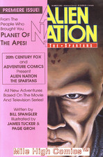 ALIEN NATION: THE SPARTANS (ADVENTURE) (1990 Series) #1 PINK Very Fine Comics