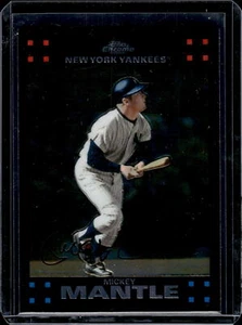 2007 Topps Chrome #4 Mickey Mantle - Picture 1 of 2