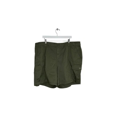 Shorts Style & Co verde oliva conforto cintura plus size 24W novo com etiquetas - Imagem 1 de 4