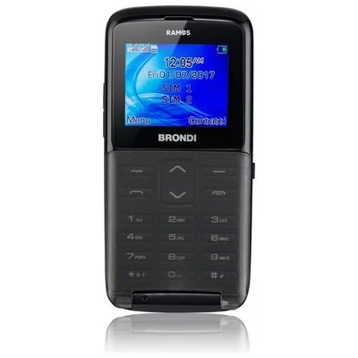 Brondi Ramos 4,5 cm (1.77) Nero Telefono cellulare basico - Immagine 1 di 4