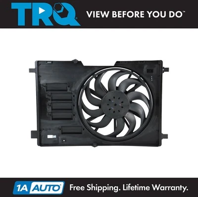 TRQ Radiator Cooling Fan Assembly Fits 2019-2022 Ford Transit Connect - Imagem 1 de 4