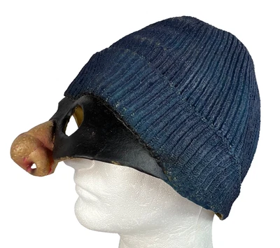 2002 THE PAPER MAGIC GROUP Burglar/Robber Mask Bulbous Nose Latex Stocking Cap - Image 1 of 4