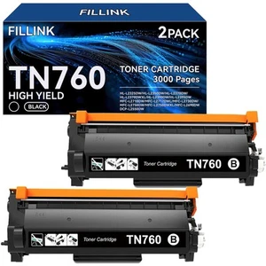 TN760 for Brother TN760 TN-760 TN 730 Toner Cartridges Used to Brother HL-L23... - Picture 1 of 7