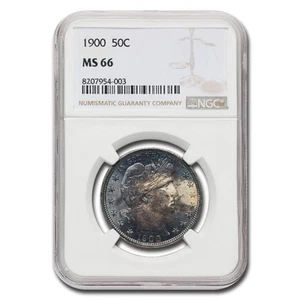1900 Barber Half Dollar MS-66 NGC - Picture 1 of 3