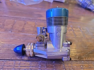 Vintage Fox 60 RC Dual Blue Head Race Model Airplane Engine #2 - Image 1 of 4