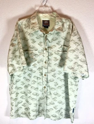 Weatherproof Mens Fishing Shirt Vented Size XXL - Image 1 of 4