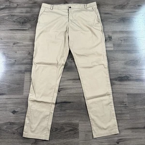 Pantalones Lululemon Commission Clásicos Caqui Beige Para Hombre 42x35 Pantalones de Negocios Usados en Excelente Condición - Imagen 1 de 22