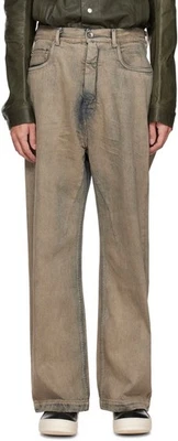 NEW Rick Owens DRKSHDW Mineral Pearl GETH Distressed Wide Leg Jeans Mens Size 32 - Image 1 of 4
