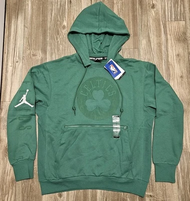 Sudadera con capucha para hombre Air Jordan Nike Boston Celtics Statement Edition edición Team Issue mediana Foto 1 de 4