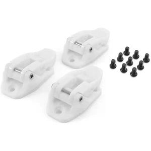 Answer AR-1 White Kids Replacement Boot Buckles Cheap MX Dirt Bike Kids Boots - Picture 1 of 1