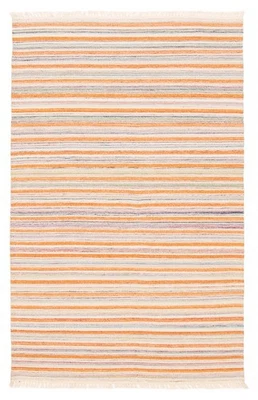 Alfombra oriental tradicional vintage tejida a mano alfombra de lana Kilim de 5'1" x 8'2" Foto 1 de 4