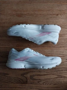 Scarpe da corsa Brooks Ghost 15 ammortizzate bianche rosa viola donna taglia 9,5 B - Foto 1 di 7