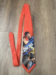 VTG Ralph Marlin 1994 Red Star Trek Amok Time Men’s Tie - Picture 1 of 4
