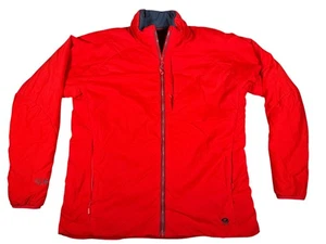 Mountain Hardwear Jacket Mens Size XL Red Full Zip Insulated Lightweight Hiking - Picture 1 of 6