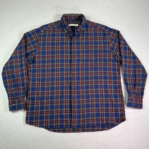 Miller Westby Men's Shirt XL* Flannel Double Brush Plaid Long Sleeve Button Down - Picture 1 of 13