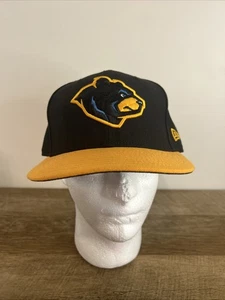Cappello Berretto West Virginia Black Bears MILB New Era 59FIFTY Nero Giallo 7 3/4 - Foto 1 di 6
