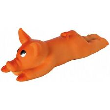 Juguete para perros Trixie Látex Cerdo Multicolor Naranja Interior/Exterior [