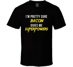 Funny Bacon Quotes, Jokes, Breakfast Slogans, Bacon Lovers Gift T Shirt - Picture 1 of 6