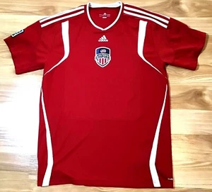 Adidas MLS rot-weiß Trikot Empire Revolution Größe L Shirt Pullover FS - Bild 1 von 10