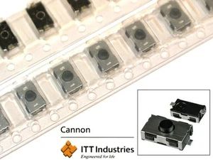 Subminiature Tact Switch for SMT KSR213J GOLD [QTY = 10pcs] - Picture 1 of 1