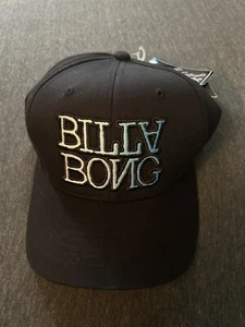 Billabong Hat Black Flexfit OSFM Adjustable Ships Free Beach Surf - Picture 1 of 10