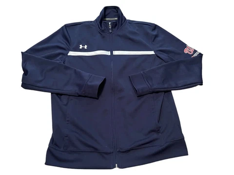 Under Armour Washington Nationals Men Blue Sweater Loose All Season Gear Small Cover