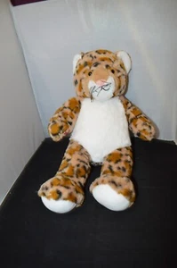 RETIRED BUILD A BEAR 2018 Landry's Leopard EXCLUSIVE Snow Leopard 17" H1 - Picture 1 of 4
