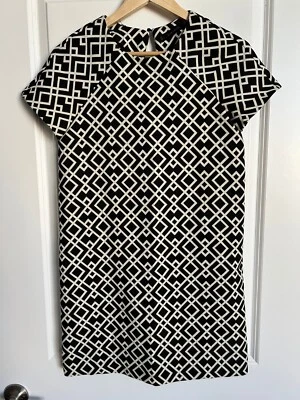 Zara Shift Dress Black White Women's Size Small - Image 1 of 4