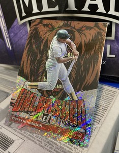 2022 Donruss Baseball Rickey Henderson Unleashed Rapture Parallel UL- 17