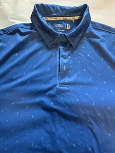 Walter Hagen Golf Shirt Men's Size XL Blue Outdoor Short Sleeve 11 Majors - Picture 1 of 7