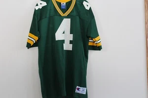 Mens Champion Vintage Brett Favre Jersey #4 Green Green Bay Packers Size 44 - Picture 1 of 9