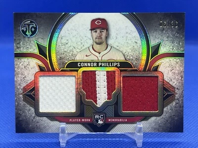 2024 Topps Triple Threads Rookie Team Relic Connor Phillips #RTR-CP /36 - Image 1 of 2