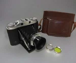 π AGFA ISOLETTE III con Apotar 85 mm f 4,5 Folding 6x6 Anni 50 - Foto 1 di 11