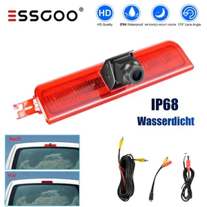 170° Weitwinkel 3.Bremsleuchte HD Rückfahrkamera Für VW Caddy Life Facelift III - Bild 1 von 12