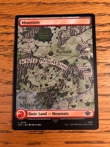 Magic the Gathering MTG Lord of the Rings Mountain 279 NM+ - Picture 1 of 1
