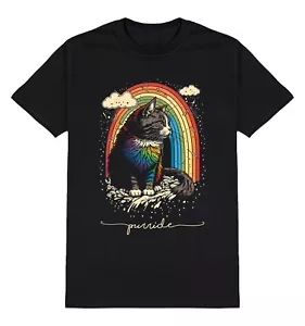 Camiseta gay para hombre y mujer PURRIDE gato arco iris LGBT festival del orgullo LGBTQ+ lesbiana - Imagen 1 de 6