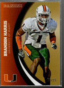 A3862- 2015 Panini Miami Gold #59 Brandon Harris /25 *SAMPLE PIC - Bild 1 von 2