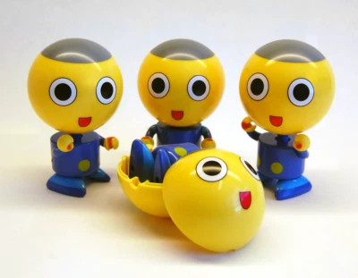 SERVBOT BOBBLEHEAD BOBBLE BUDDS FIGURE OFFICIAL CAPCOM MEGAMAN SDCC *SEALED* - Image 1 of 3