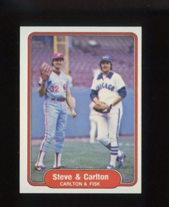 1982 FLEER #632 STEVE CARLTON CARLTON FISK