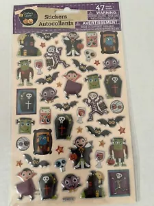 A Sheet Of 47 Puffy Halloween Stickers By Crafter’s Square - Picture 1 of 2