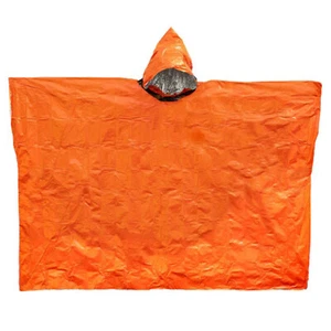 Survive Outdoors Longer (SOL) Heat Reflective Poncho Orange  - Bild 1 von 5