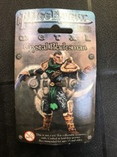 Mage Knight Crystal Bladesman WZK506 Pewter Miniature Figure. Amazing!