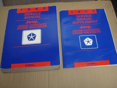 1993 Jeep Grand Cherokee Grand Wagoneer Service Manual Set - Image 1 of 3