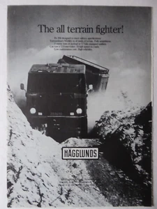 10/1984 PUB HAGGLUNDS SWEDEN BV 206 AUPE AMPHIBIE ORIGINAL ANZEIGE - Bild 1 von 1