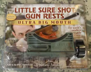 Little Sure Shot Gun Rest ULTRA BIG MOUTH si adatta 1-1/4""-2-3/8"" Forest Mimetity 5 once NUOVO - Foto 1 di 8