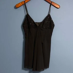 Maria Bianca Nero Cocktail Evening Top (M) Baby Doll - Picture 1 of 7