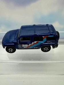 2004 Matchbox Hummer H3 Metallic Blue Truck - Picture 1 of 5